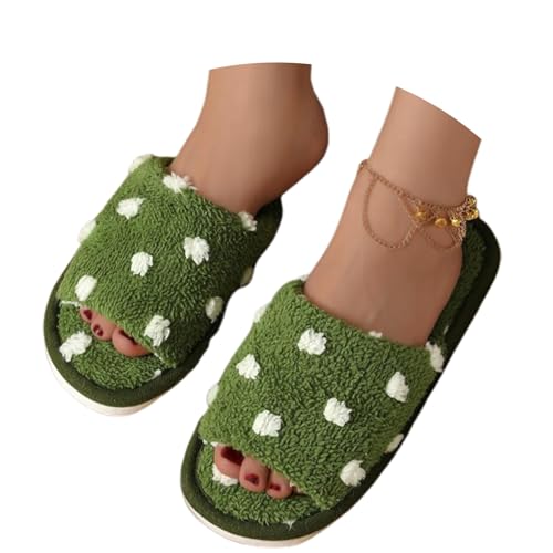 Hausschuhe Damen Winter Bequem Plüschige Gemütliche Mann Und Frau Warme Pantoffeln Unisex Gästepantoffeln Filzpantoffeln Frottierslipper von Generic