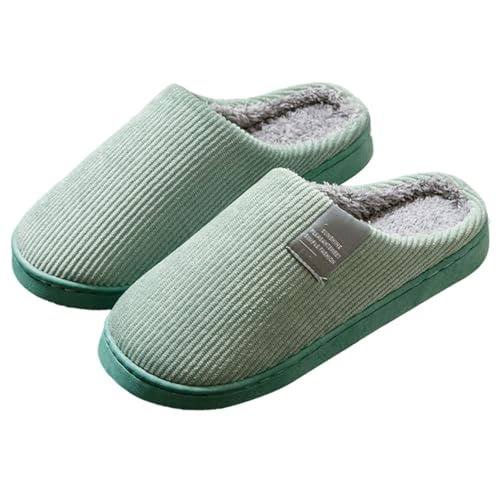 Hausschuhe Damen Winter rutschfeste, Pantoffeln Damen Bequeme Weiches, Trendiger Leichte Filzpantoffeln Memory-Schaum Hauspantoffeln Winter Slippers Innen Und Außen Kuschelig Warm Schuhe von Generic