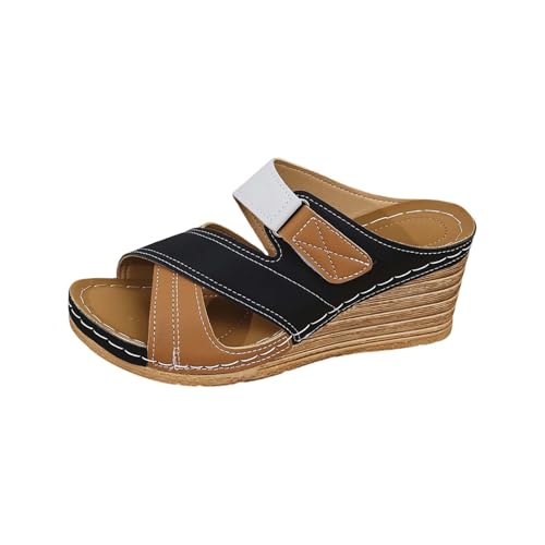 Hausschuhe – Ergonomische & Atmungsaktive Weichen Sohlen Flip Flops Mit Fußbett Bequem Pantoffeln Atmungsaktive Offener Elegant Hausschuhe rutschfeste Keilabsatz Freizeitschuhe Strand Hausschuhe – Ergonomische & Atmungsaktive Weichen Sohlen Flip Flops Mit Fußbett Bequem Pantoffeln Atmungsaktive Offener Elegant Hausschuhe rutschfeste Keilabsatz Freizeitschuhe Strand von Generic