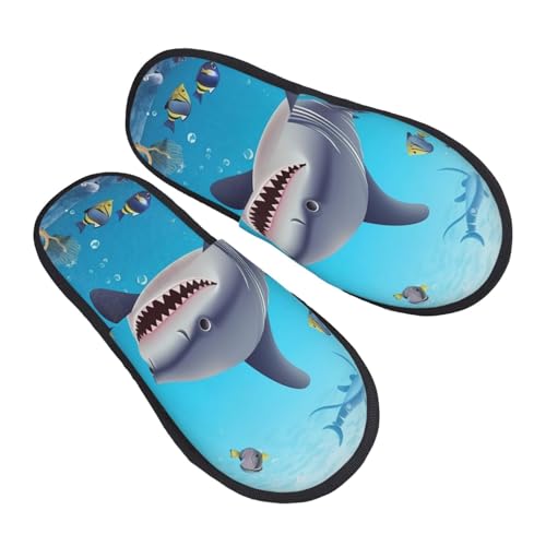 Hausschuhe Fisch-Ocean-Thema Bequeme Slippers Wärme Pantoffeln Für Drinnen Weihnachten Schlafzimmer L von Generic