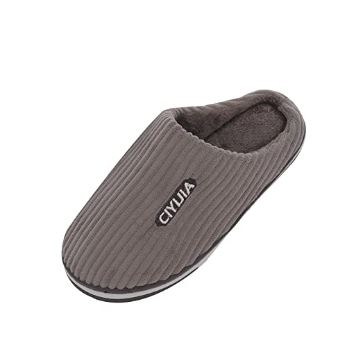 Hausschuhe Herren Damen Plüsch - Pantoffeln Unisex Filz Winter Filzpantoffeln Weich Filzsohle Slipper Rutschfest Latschen Warme Hausschlappen Herbst Plateau Atmungsaktive Hauspantoffeln Für Nacht von Generic