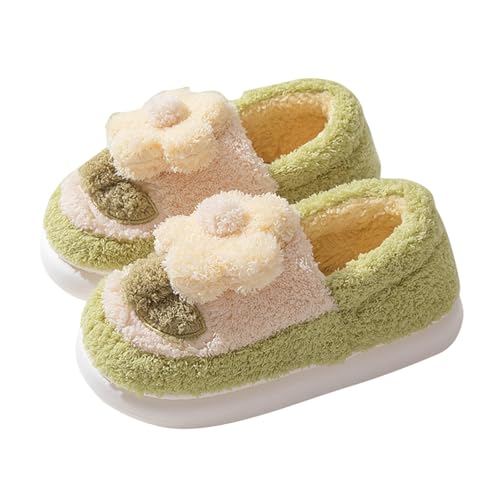 Hausschuhe Herren Damen Weiche Plüsch Retro Pantoffeln Winter Flauschigen Schlappen Leichte Freizeit Slipper Socken rutschfeste Slides Casual Plüschhausschuhe Winterschuhe von Generic