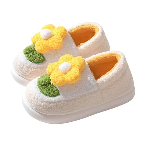 Hausschuhe Herren Damen Weiche Plüsch Retro Pantoffeln Winter Flauschigen Schlappen Leichte Freizeit Slipper Socken rutschfeste Slides Casual Plüschhausschuhe Winterschuhe von Generic