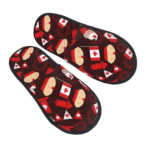 Hausschuhe Kanadischer Feuerwerkskuchen Kirschkuchen Nahtlos Gemütlich Slippers Wärme Pantoffeln Für Unisex Schlafzimmer Weihnachten L von Generic
