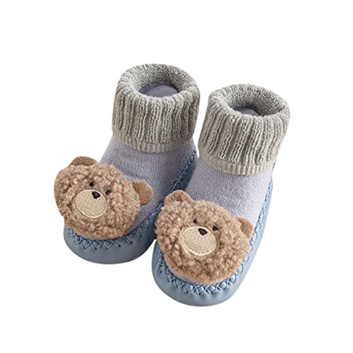Hausschuhe Kinder Mädchen Junge - Winterschuhe Kuschelige Pantoffeln Flauschig kinderschuhe Plüsch Lustige kinderhausschuhe rutschfeste Bodenschuhe Kindergarten von Generic