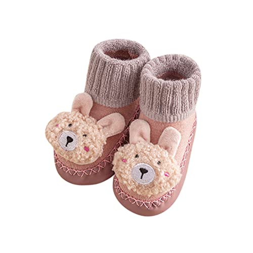 Hausschuhe Kinder Mädchen Junge - Winterschuhe Kuschelige Pantoffeln Flauschig kinderschuhe Plüsch Lustige kinderhausschuhe rutschfeste Bodenschuhe Kindergarten von Generic