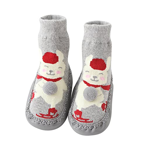 Hausschuhe Kinder Mädchen Plüsch- slippers Winter Pantoffeln Kleinkind Wärme Kuschelschuhe Rutschfester Winterschuhe Kindergarten Fleeceschuhe Flauschig Thermoschuhe Süße kinderschuhe von Generic