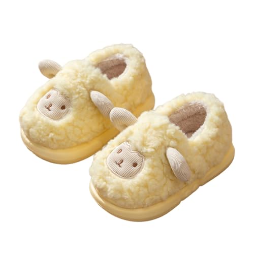 Hausschuhe Mädchen Pantoffeln Plüsch Jungen Baumwolle Pantoffeln Kinder Wärme Weiche Hausschuhe Damen Winter Cartoon Leicht Rutschfeste Slippers von Generic