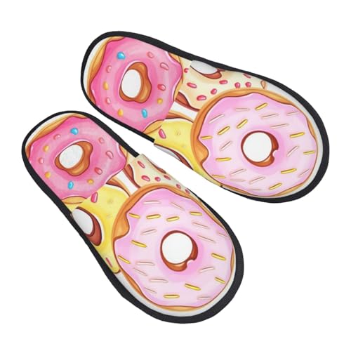 Hausschuhe Süße Donuts Kunstalpaka Slippers Weiches Pantoffeln Für Unisex Draußen Weihnachten L von Generic