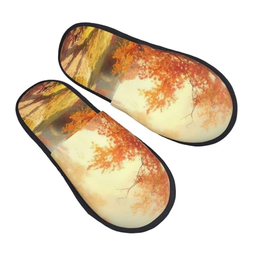 Hausschuhe Szene Bequeme Baumwolle Pantoffeln Weiches Slippers Für Draußen Drinnen Weihnachten M von Generic