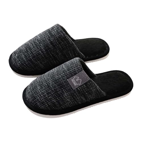 Hausschuhe Unisex Plüsch Winter, Pantoffeln Damen Herren Filz, Filzpantoffeln Rutschfest Warme Slipper Kuschel Latschen Plateau Gästehausschuhe Herbst Filzsohle Atmungsaktive Hauspantoffeln Für Kälte von Generic