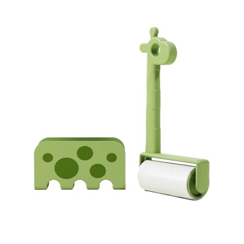 Haustierlinienrolle, Haustierrollen Haarentferner | Abfallreduzierende Design, klebrige Rasierer Pinsel wiederverwendbarer Radiergummi mit Giraffe-Design für Auto Bettwäsche von Generic