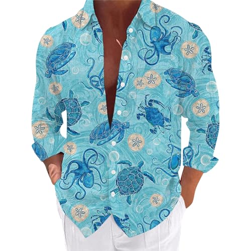 Hawaii Hemd Männer Langarm Blumen Hemd Herren Hawaii Palmen Bunt Freizeit True Classic,Sommerhemd Faltenfrei Urlaub Shirt Hawaii Hemd Strand Hemd,Langarmhemd Sommerhemd Hawaii Hemd Männer Langarm Blumen Hemd Herren Hawaii Palmen Bunt Freizeit True Classic,Sommerhemd Faltenfrei Urlaub Shirt Hawaii Hemd Strand Hemd,Langarmhemd Sommerhemd von Generic
