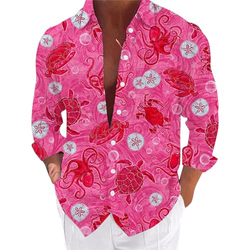 Hawaii Hemd Männer Langarm Blumen Hemd Herren Hawaii Palmen Bunt Freizeit True Classic,Sommerhemd Faltenfrei Urlaub Shirt Hawaii Hemd Strand Hemd,Langarmhemd Sommerhemd Hawaii Hemd Männer Langarm Blumen Hemd Herren Hawaii Palmen Bunt Freizeit True Classic,Sommerhemd Faltenfrei Urlaub Shirt Hawaii Hemd Strand Hemd,Langarmhemd Sommerhemd von Generic