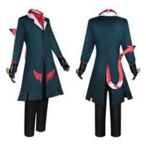 Hazbin Alastor Blitzo Hotel Cosplay | Anime Hazbin Merch Cosplay Kostüm | Cosplay Outfit Halloween Cosplay | Anime Outfits Komplettes Set für Cosplay Show, Mottoparty von Generic