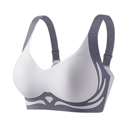 Hebender Anti-Sagging Wireless Push-Up BH atmungsaktive Brust gesammelt Nahtlose Anti-Sagging Dessous Shaping BHS Push-up-BH zum Anheben Anti-Aging kabellos Push-Up-BH gerafft von Generic