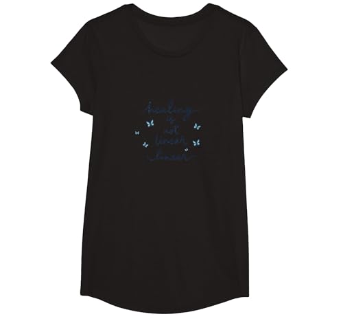 Heilung ist Nicht linear: Eine inspirierende Schmetterlingsreise T-Shirt, Girls, Schwarz, XS Heilung ist Nicht linear: Eine inspirierende Schmetterlingsreise T-Shirt, Girls, Schwarz, XS von Generic
