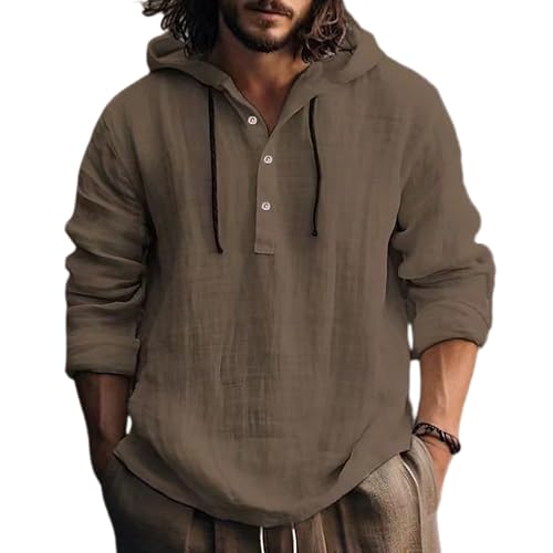 Hemd Herren Langarm Hemden Button Down Shirts Kapuzenpullover Pullover Dünner Baseball-Sweatshirt Leinenhemd Herren mit Kapuze Vintage Hoodie Dünn Hawaii Hemd Männer Einfarbig Lässig Sommerhemd Hemd Herren Langarm Hemden Button Down Shirts Kapuzenpullover Pullover Dünner Baseball-Sweatshirt Leinenhemd Herren mit Kapuze Vintage Hoodie Dünn Hawaii Hemd Männer Einfarbig Lässig Sommerhemd von Generic