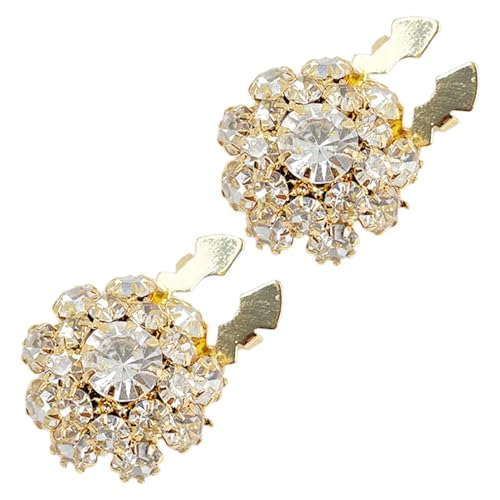 Hemd-Knopfabdeckungen, Hemd-Manschettenknöpfe mit glitzernden Strasssteinen | 2 Knöpfe für Hemdärmel, dekorative Knöpfe für Kleidung, Kleider, Pullover und Schuhe, riferimento alla descrizione von Generic