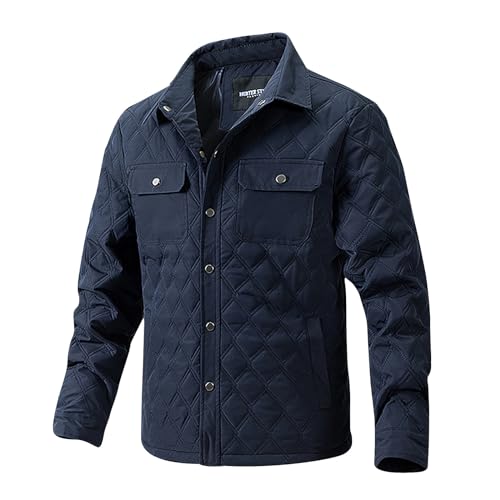 Hemdjacke Herren Hemd Daunenjacken Fleecefutter Winterjacke Winter Übergangsjacke Puffer Jacket Warm Jacke Steppjacke Herren-Jacken Baumwolle Kleidung Meine Bestellungen Dunkelblau XXL Hemdjacke Herren Hemd Daunenjacken Fleecefutter Winterjacke Winter Übergangsjacke Puffer Jacket Warm Jacke Steppjacke Herren-Jacken Baumwolle Kleidung Meine Bestellungen Dunkelblau XXL von Generic