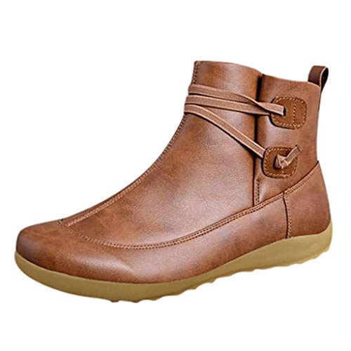 Herbststiefelette Damen Bequem OrthopädischeFreizeitschuhe Mode rutschfest Walkingschuhe Leicht Breite Fuße Wasserdicht Turnschuhe Freizeit Cushion Damenschuhe Schlüpfschuhe für Damen von Generic