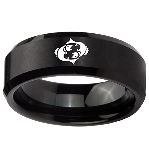 Herren 12 Konstellation Ring Edelstahl Sternzeichen Ring Schmuck Geburtstag von Generic