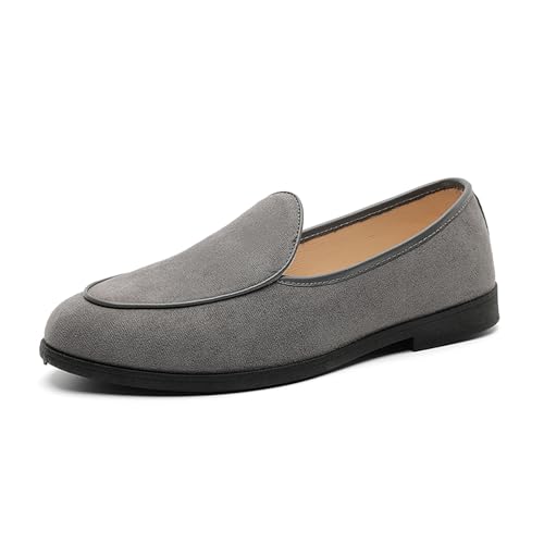 Herren Anzug Loafers Casual Slip Auf Leichte Business Formalen Schuhe,Grau,40 EU Herren Anzug Loafers Casual Slip Auf Leichte Business Formalen Schuhe,Grau,40 EU von Generic