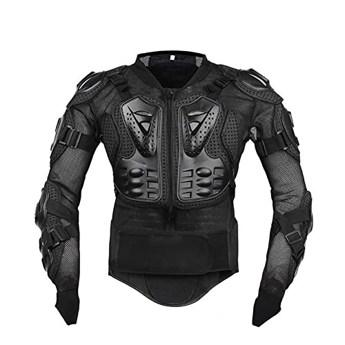 Herren Rüstung Motorrad, Brust Rücken Protector, Anti-Fall Jacke Guard Motorrad Motorcross Rüstung Racing Kleidung Schutz Gear von Generic