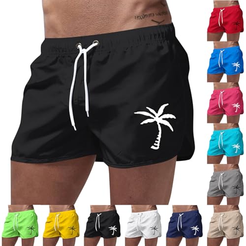 Herren Badeshorts Vintage Retro Boardshorts Schnelltrocknend mit Futter und Verstellbarem Tunnelzug von Generic