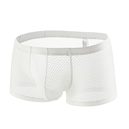 Herren Boxershorts MäNner Baumwolle AushöHlen UnterwäSche Netz Mesh Atmungsaktiv Bequeme Unterhosen Durchsichtige Erotisch WäSche Sexy Weich HöSchen Herren Boxershorts MäNner Baumwolle AushöHlen UnterwäSche Netz Mesh Atmungsaktiv Bequeme Unterhosen Durchsichtige Erotisch WäSche Sexy Weich HöSchen von Generic