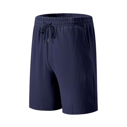 Herren Cargo Bermuda Laufshorts Lang Running Cargobermudas XL Freizeithosen 2in1 Dunkelblau Sportbadehose Strand Jeansshort Viskose Gummibund Hipshort Winter Ripped Innentasche G Retrobadehose von Generic