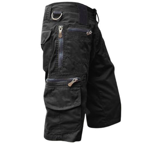 Herren Cargo Shorts 3/4 Sommer Arbeitshose Men's Outdoor Sporty Fitness Multifunctional Shorts Outdoor Kurz Hose Atmungsaktiv Freizeitshorts mit Taschen Baumwolle Lose Arbeit Freizeit Turnshorts Herren Cargo Shorts 3/4 Sommer Arbeitshose Men's Outdoor Sporty Fitness Multifunctional Shorts Outdoor Kurz Hose Atmungsaktiv Freizeitshorts mit Taschen Baumwolle Lose Arbeit Freizeit Turnshorts von Generic