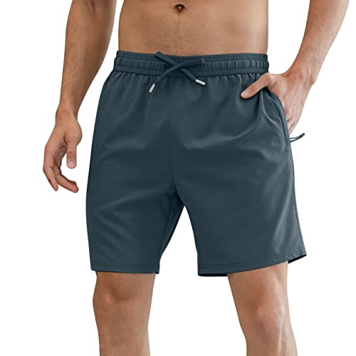 Herren Cargo Shorts Kurze Hose Jogginghose Regular Klassischer Sporthose Trainingshose Arbeitsshort Leichte Freizeithose Sommer Einfarbig Reißverschlussleiste Mit Taschen Schnell Trocknendes von Generic