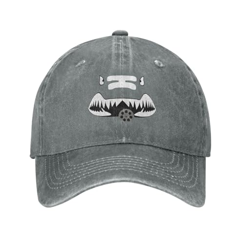 Herren Dame Cowboy Kappe Fhkzkxdzt A-10 Warthog Nose Art Logo Baseballmütze Verstellbar Sonnenmütze Freizeit Trucker-Mütze Für Unisex Radfahren Bootfahren von Generic