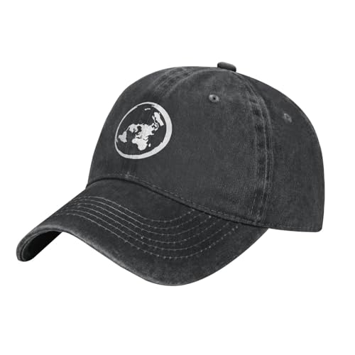 Herren Dame Cowboy Kappe Flache Karte Der Erde Papa Hut Mode Baseballmütze Klassische Trucker-Mütze Für Outdoor Bootfahren Angeln von Generic