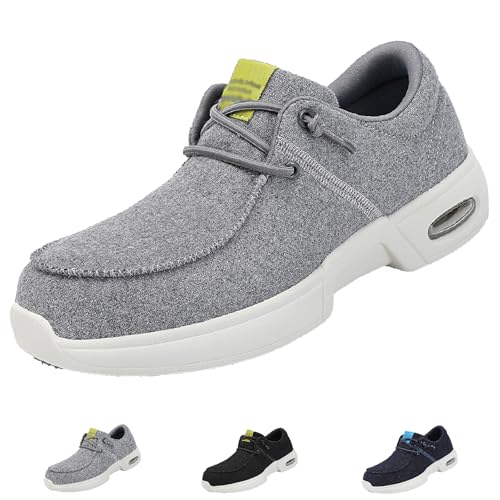 Herren Damen Extra Weit Diabetiker Schuhe mit Verstellbare Gesundheitsschuhe Bequemert Hausschuhe für Senioren Ödem Geschwollene Füße von Generic