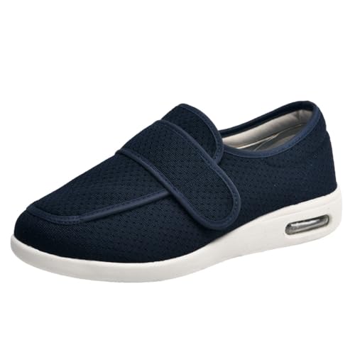 Herren Damen Extra Wide Fit Diabetikerschuhe Verstellbare orthopädische Gehschuhe für geschwollene Füße Leicht,Blau,46 EU Herren Damen Extra Wide Fit Diabetikerschuhe Verstellbare orthopädische Gehschuhe für geschwollene Füße Leicht,Blau,46 EU von Generic
