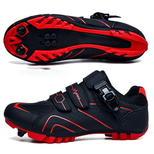 Herren Damen Fahrradschuhe, MTB und Rennrad Schuhe, SPD-kompatibel, Atmungsaktiv und rutschfest, Leicht und Bequem für Innen- und Außenbereich,Highway a,49 EU Herren Damen Fahrradschuhe, MTB und Rennrad Schuhe, SPD-kompatibel, Atmungsaktiv und rutschfest, Leicht und Bequem für Innen- und Außenbereich,Highway a,49 EU von Generic