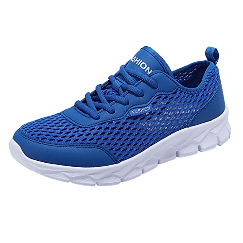 Herren Damen Turnschuhe Sportschuhe Turnschuhe Herren Laufschuhe Sportschuhe Freizeit Atmungsaktiv Walkingschuhe Atmungsaktiv Schlüpfen Schuhe Straßenlaufschuhe Schwarz Blau Grau von Generic