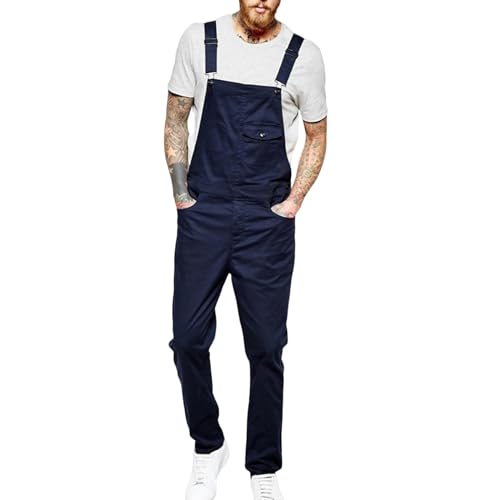 Herren Denim Latzhose Overalls Herren Jeans Latzanzug Loose Fit Cargo Workwear Strampler Overalls Männer Denim-Hosen Lässige Retro Combat Cargo Latzhose Latzhose Jeans Herren Denim Latzhose Overalls Herren Jeans Latzanzug Loose Fit Cargo Workwear Strampler Overalls Männer Denim-Hosen Lässige Retro Combat Cargo Latzhose Latzhose Jeans von Generic