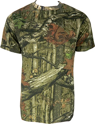 Herren Dschungel Druck Tarnung Kurzarm T-Shirt Camo Jagd Normal und Plus Size Top von Generic