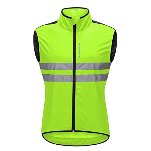 Herren Fahrradweste Winddicht Reflektierend Weste Stehkragen Leichte Laufweste Radweste Windabweisend Windweste Reißverschluss Ärmellos Reitweste Offroad Motorrad Mountainbike Windjacke Herren Fahrradweste Winddicht Reflektierend Weste Stehkragen Leichte Laufweste Radweste Windabweisend Windweste Reißverschluss Ärmellos Reitweste Offroad Motorrad Mountainbike Windjacke von Generic
