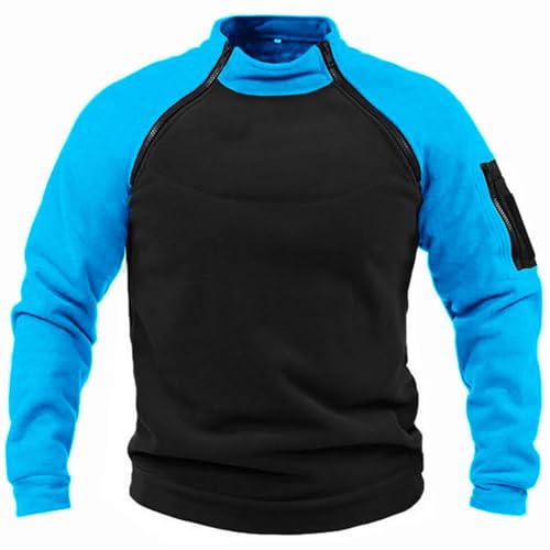 Herren Fleecepullover Militär Outdoor Fleecejacke Warme Tactical Combat Fleece Pullover Taktische Jacke Fleece Jacket Winterpullover Sport Army Winddichte Pullover von Generic