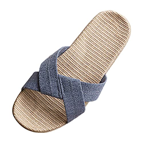 Herren Flip-Flops Badeschlappen Wolke Badeschlappen Breite Füße Indoor Bambus Sandalen Mokassins Outdoor Sandalen Badelatschen Slides Plattform Liebespaar Pantoffeln Pantoletten Slippers von Generic