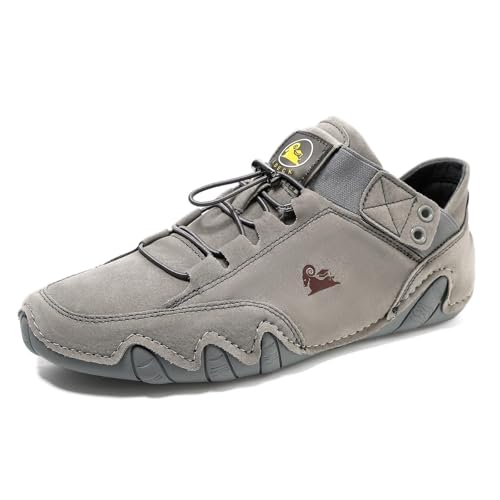 Herren Freizeitschuhe Leichtgewicht Outdoor Schuhe Gemütlich Trainers Sneakers Wanderschuhe Leders Laufschuhe Atmungsaktive Chukka-Stiefel for Herren Größe 37-47 von Generic