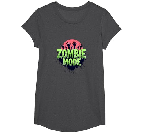 Herren Halloween Zombie Mode Gruselige Undead Grafik T-Shirt, Girls, Anthrazit Meliert, XS Herren Halloween Zombie Mode Gruselige Undead Grafik T-Shirt, Girls, Anthrazit Meliert, XS von Generic