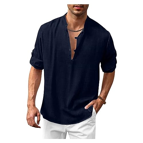 Herren Hawaiian Shirts Button Hemden Atmungsablöschbarer Leichter Strandurlaub Kurzarm von Generic