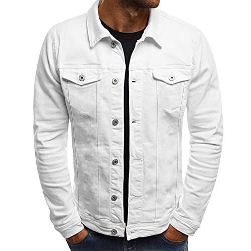 Herren Hemd Jeanshemd Freizeithemd Premium Denim Chest Pocket Jacke von Generic