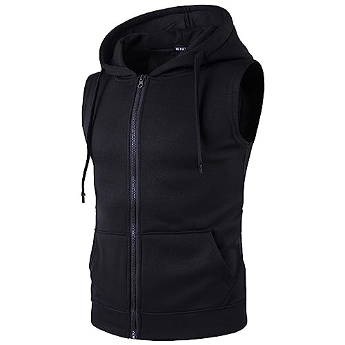 Herren Hoodie T-Shirt Cut Off Tank Herren Gym Workout Muskelshirts Sommer Sport Fitness Stringer Sports Herren Workout Ärmellose Tank Tops Mit Kapuze Herren Hoodie T-Shirt Cut Off Tank Herren Gym Workout Muskelshirts Sommer Sport Fitness Stringer Sports Herren Workout Ärmellose Tank Tops Mit Kapuze von Generic