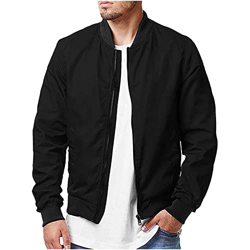 Herren Jacke Leichte Übergangsjacke Sommer Freizeit Bomberjacke Full Zip Up Outdoorjacke Sommerjacke Fliegerjacke Hemdjacke Herren Jacke Leichte Übergangsjacke Sommer Freizeit Bomberjacke Full Zip Up Outdoorjacke Sommerjacke Fliegerjacke Hemdjacke von Generic